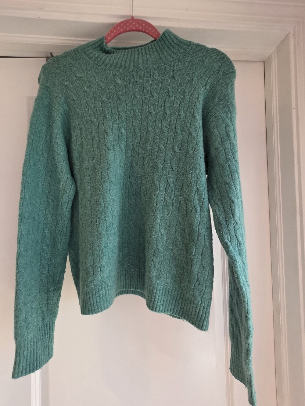 J. Crew Extra Soft Crewneck Sweater in Teal Green